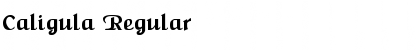 Download Caligula Regular Font Title Preview