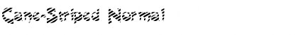 Download Cane-Striped Normal Font Title Preview