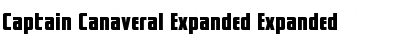 Download Captain Canaveral Expanded Expanded Font Title Preview