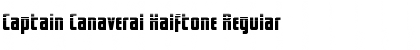 Download Captain Canaveral Halftone Regular Font Title Preview
