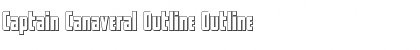 Download Captain Canaveral Outline Outline Font Title Preview