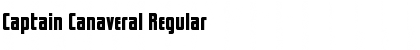 Download Captain Canaveral Regular Font Title Preview