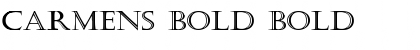 Download Carmens Bold Bold Font Title Preview