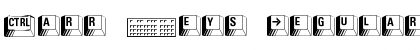 Download Carr Keys Regular Font Title Preview
