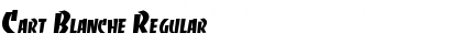 Download Cart Blanche Regular Font Title Preview