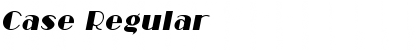 Download Case Regular Font Title Preview