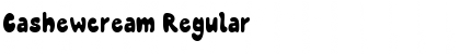 Download Cashewcream Regular Font Title Preview