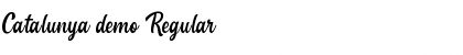 Download Catalunya demo Regular Font Title Preview
