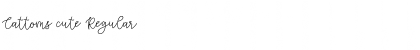 Download Cattoms cute Regular Font Title Preview
