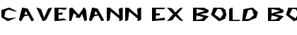 Download Cavemann Ex Bold Bold Font Title Preview