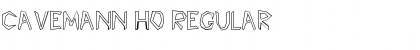 Download Cavemann Ho Regular Font Title Preview