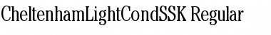 Download CheltenhamLightCondSSK Regular Font Title Preview