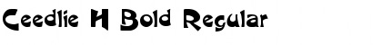 Download Ceedlie H Bold Regular Font Title Preview