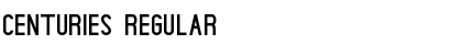 Download centuries Regular Font Title Preview