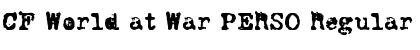 Download CF World at War PERSO Regular Font Title Preview