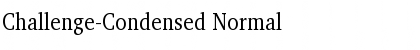 Download Challenge-Condensed Normal Font Title Preview