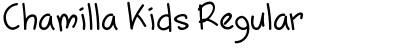 Download Chamilla Kids Regular Font Title Preview