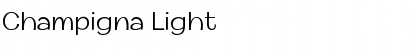Download Champigna Light Font Title Preview