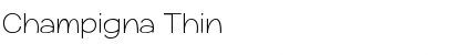 Download Champigna Thin Font Title Preview