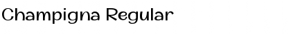 Download Champigna Regular Font Title Preview
