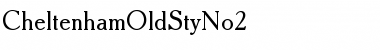 Download CheltenhamOldStyNo2 Regular Font Title Preview