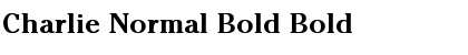 Download Charlie Normal Bold Bold Font Title Preview