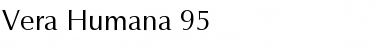 Download Vera Humana 95 Regular Font