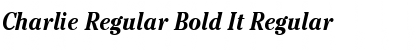 Download Charlie Regular Bold It Regular Font Title Preview