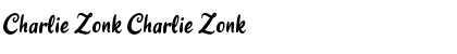 Download Charlie Zonk Charlie Zonk Font Title Preview