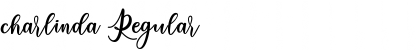 Download charlinda Regular Font Title Preview