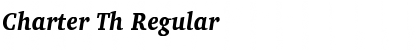 Download Charter Th Regular Font Title Preview