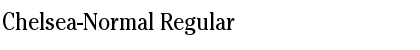 Download Chelsea-Normal Regular Font Title Preview