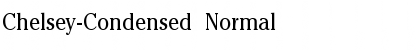 Download Chelsey-Condensed Normal Font Title Preview