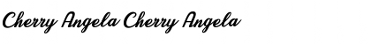 Download Cherry Angela Cherry Angela Font Title Preview