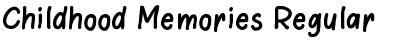 Download Childhood Memories Regular Font Title Preview
