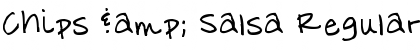 Download Chips & Salsa Regular Font Title Preview