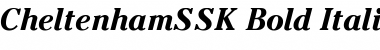 Download CheltenhamSSK Bold Italic Font Title Preview