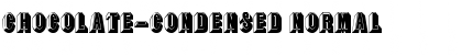 Download Chocolate-Condensed Normal Font Title Preview