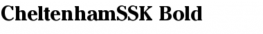 Download CheltenhamSSK Bold Font Title Preview