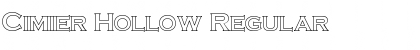 Download Cimier Hollow Regular Font Title Preview