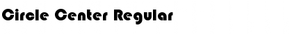 Download Circle Center Regular Font Title Preview