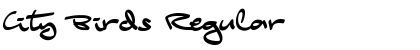 Download City Birds Regular Font Title Preview