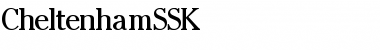Download CheltenhamSSK Regular Font Title Preview