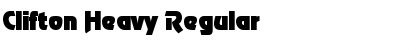 Download Clifton Heavy Regular Font Title Preview