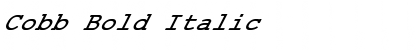 Download Cobb Bold Italic Font Title Preview