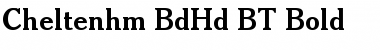Download Cheltenhm BdHd BT Bold Font Title Preview