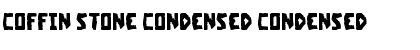 Download Coffin Stone Condensed Condensed Font Title Preview