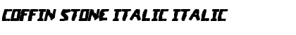 Download Coffin Stone Italic Italic Font Title Preview