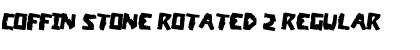 Download Coffin Stone Rotated 2 Regular Font Title Preview