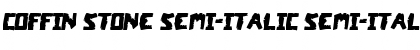 Download Coffin Stone Semi-Italic Semi-Italic Font Title Preview